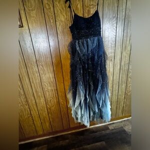 Blue Prom Dress Size 5/6 Wore only 1 time